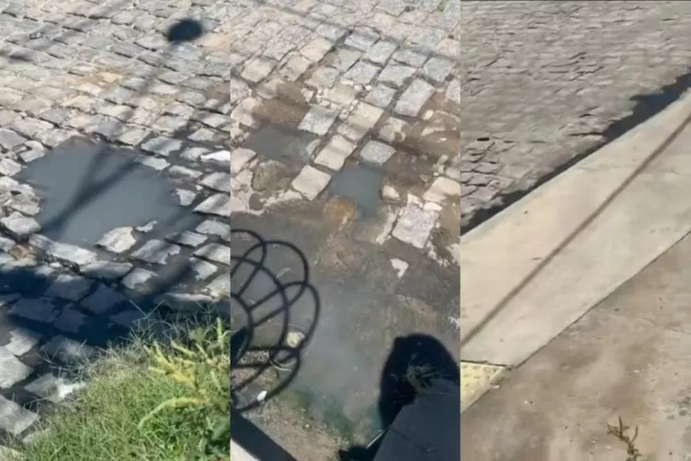 Moradores relatam retorno de esgoto e alagamentos em rua do bairro Monte Castelo, em Patos