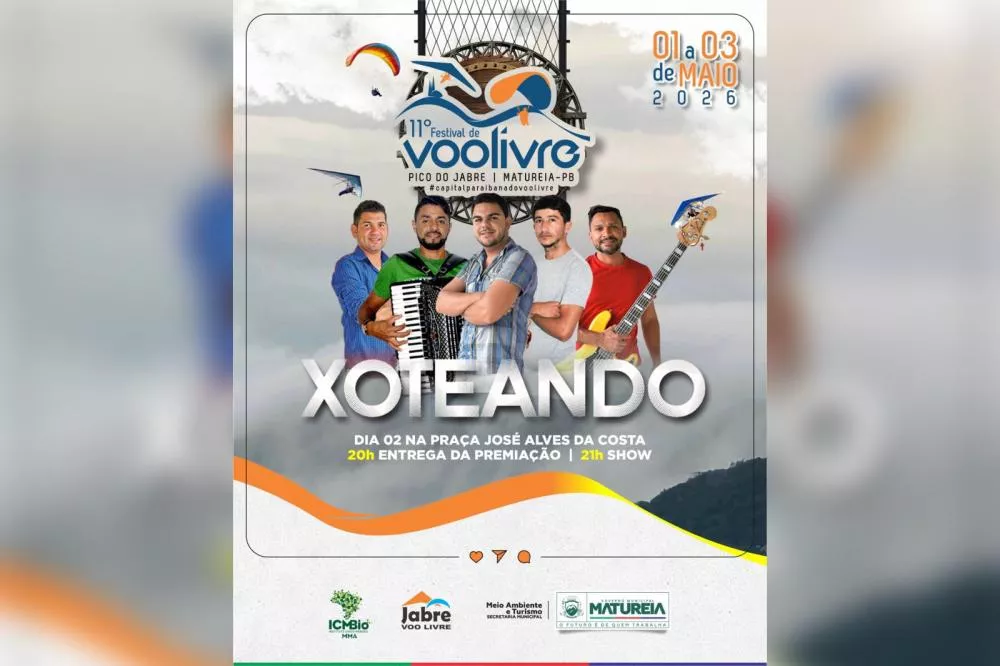 Festival de Voo Livre de Matureia: Um espetáculo nos céus para toda a família