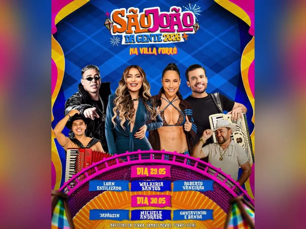 São João da Gente 2026: Prefeitura de São José de Espinharas divulga programação oficial com grandes atrações