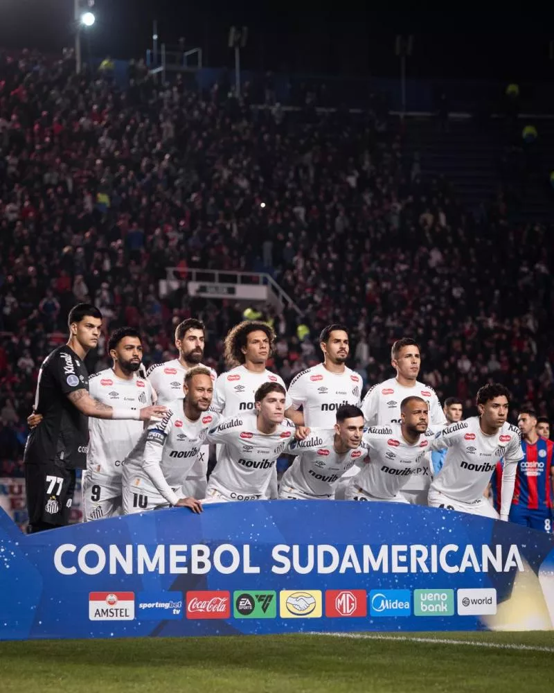 Com Neymar apagado, Santos empata com o San Lorenzo na Argentina e segue sem vencer na Sul-Americana