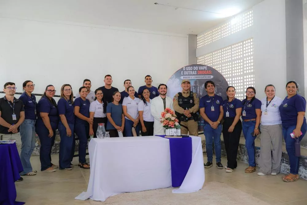 ECIT Gertrudes Leite promove palestra sobre riscos do vape e drogas e reforça conscientização entre estudantes