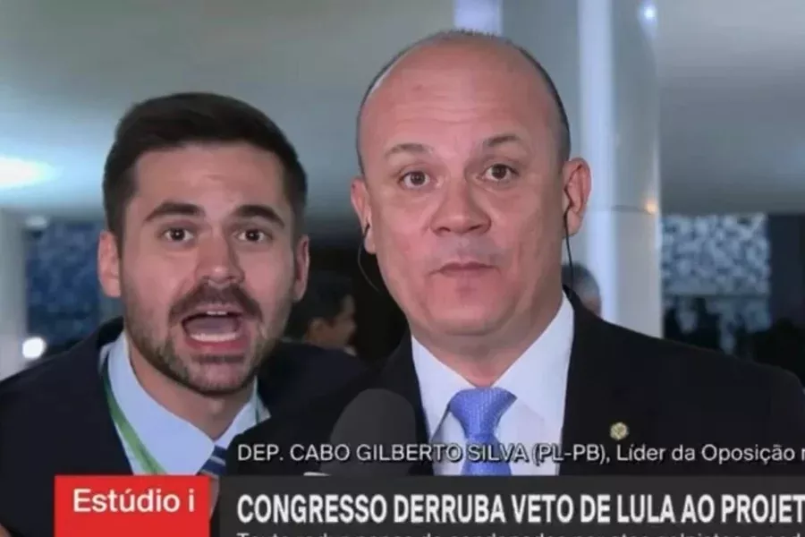 Hugo Motta demite assessor de Janones que invadiu entrevista de Cabo Gilberto 