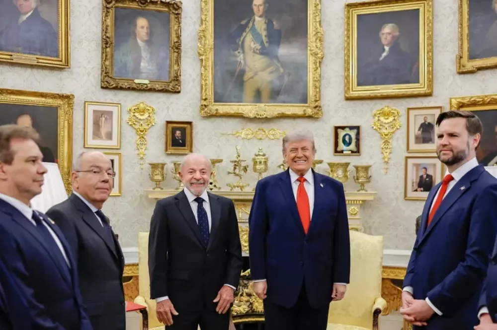 Trump chama Lula de “presidente dinâmico” e diz que reunião foi muito boa