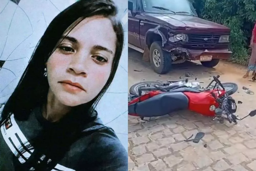 Mulher morre após colisão entre motocicleta e caminhonete na zona rural de Cacimbas, no Sertão da Paraíba
