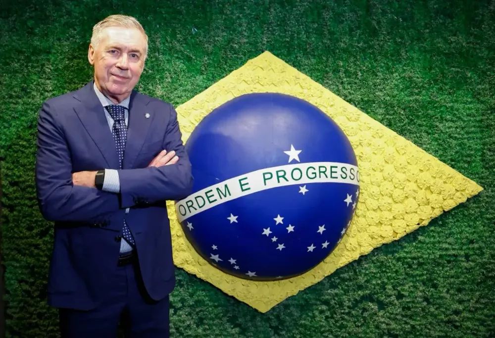 CBF anuncia renovação de Ancelotti até 2030: 'Trabalhando para levar a Seleção de volta ao topo'