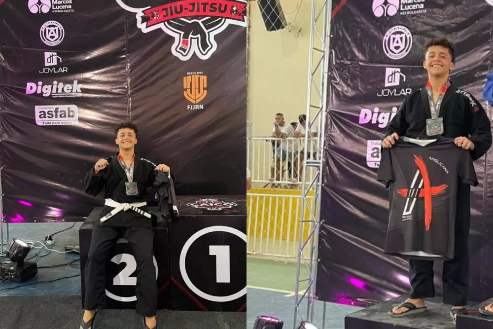 Jovem atleta de Patos conquista 2º lugar na Open Caicó de Jiu-Jitsu
