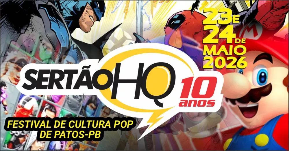 Cultura Pop e Quadrinhos movimentam Patos neste fim de semana