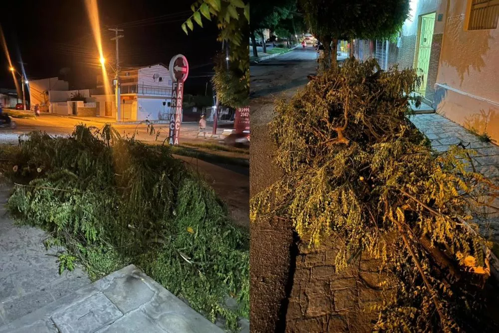 Morador reclama de entulho deixado após serviços de asfaltamento na Rua Juvenal Ledo, em Patos
