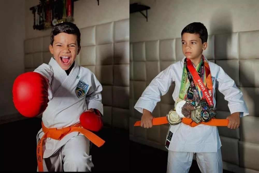 Após conquistar medalhas em Mundial na Europa, jovem Luccas Martins de Patos busca apoio para disputar Copa do Brasil de Karatê em Goiânia