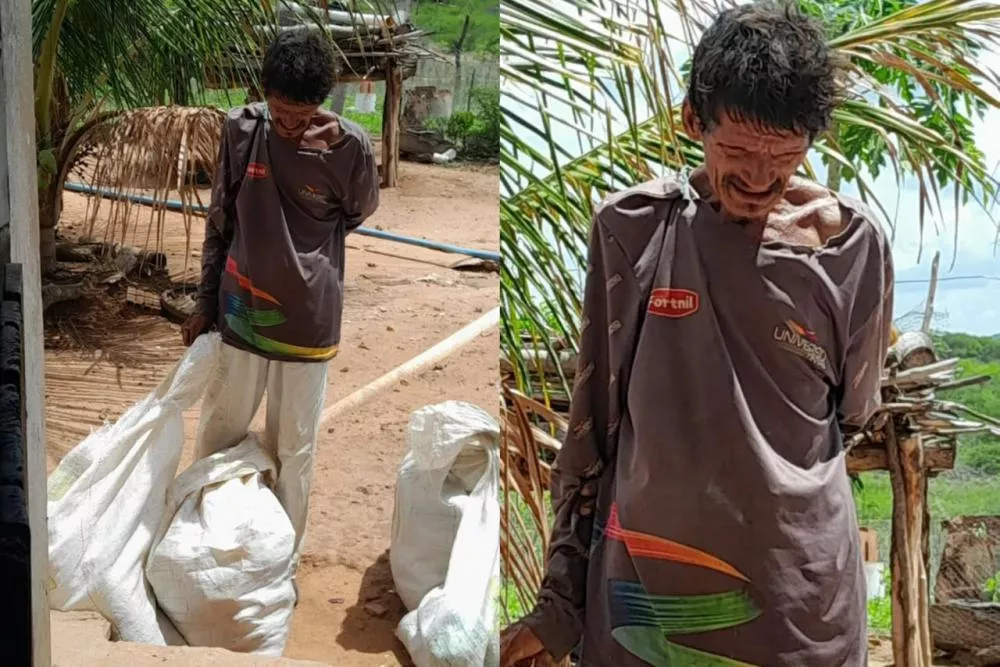 Moradores tentam localizar família de homem que vive como andarilho na zona rural de Patos, há cerca de 26 anos