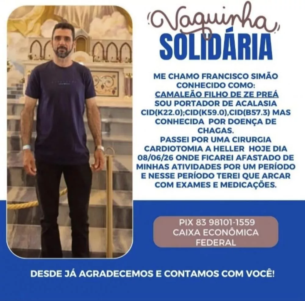 Após cirurgia, morador de Santa Terezinha pede ajuda para seguir tratamento de saúde