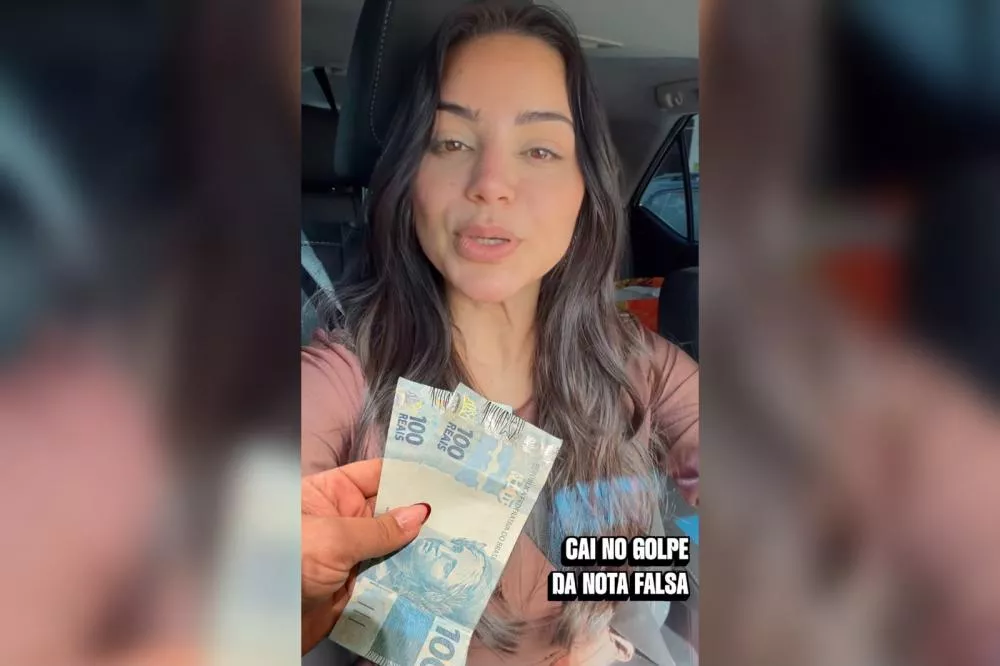 Empresária alerta para golpe com notas falsas de R$ 100 circulando no comércio patoense