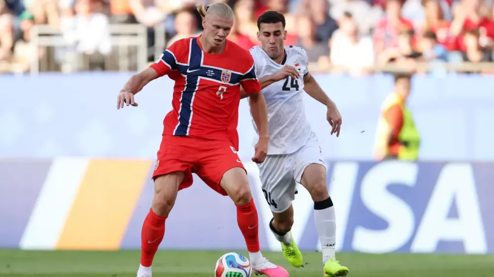 Haaland decide, e Noruega goleia o Iraque na estreia da Copa do Mundo