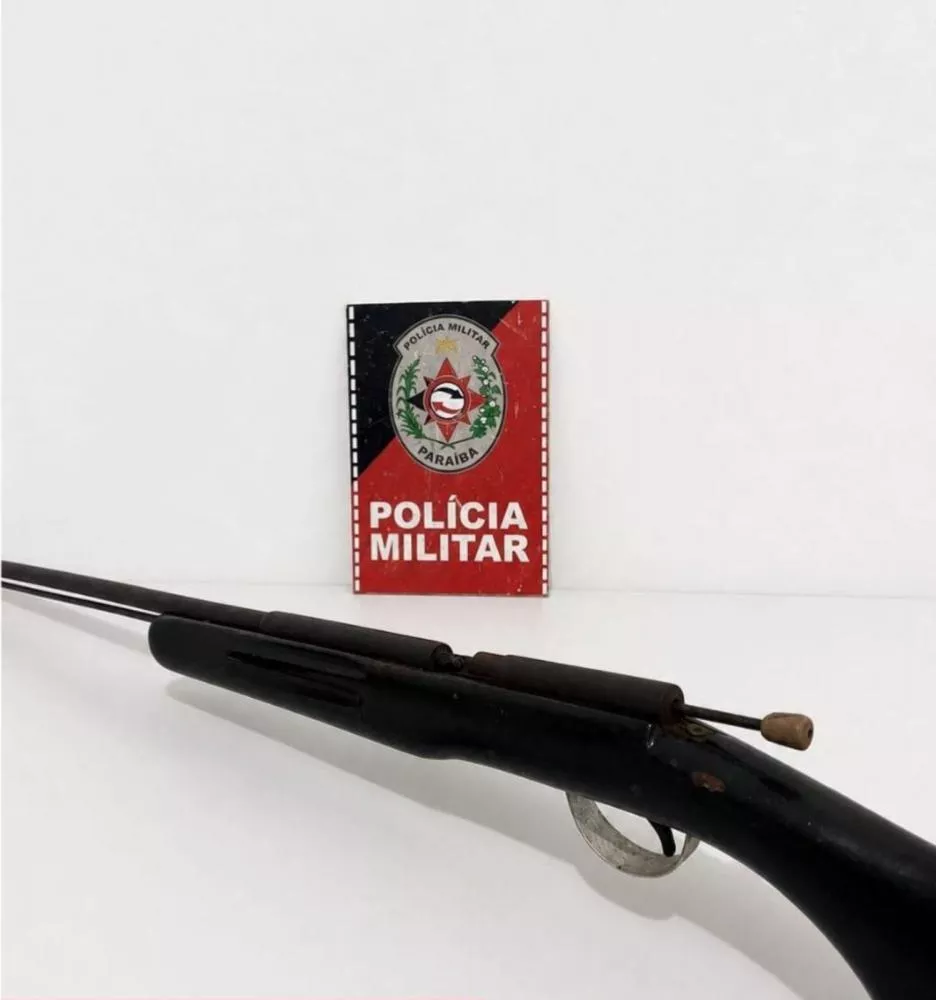 Polícia Militar apreende arma de fogo e munições durante patrulhamento em São Mamede