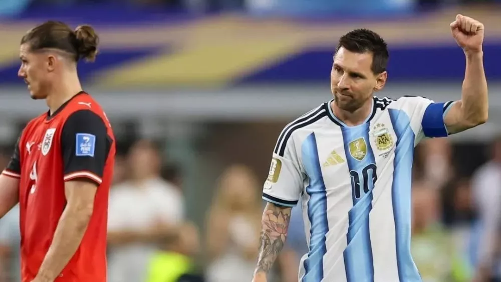 Messi se torna o maior artilheiro da história das Copas e classifica Argentina ao mata-mata com vitória sobre a Áustria