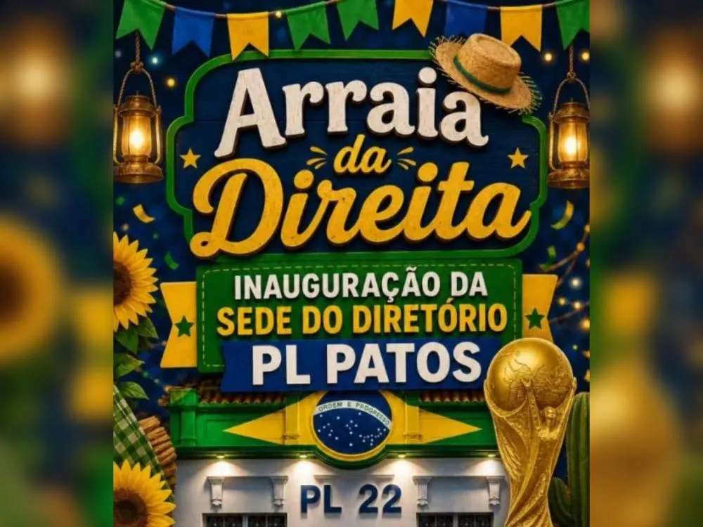 Com presença de Efraim Filho, Arraiá da Direita acontece nesta terça-feira (23), em Patos