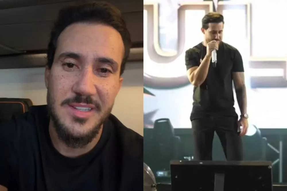 Cantor Lulinha pede desculpas após show em Patos e admite excesso na bebida: “Me empolguei demais”