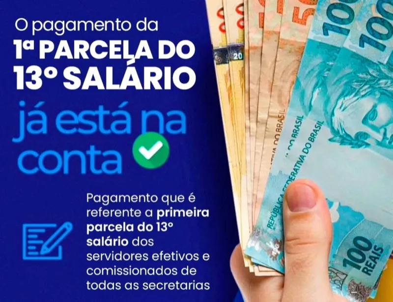 Prefeitura de Catingueira antecipa pagamento da primeira parcela do 13º salário