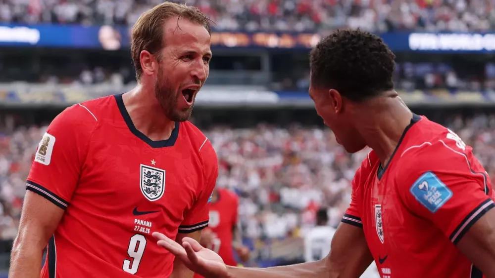 Bellingham brilha, Kane faz história, Inglaterra vence Panamá e entra em possível caminho do Brasil no mata-mata