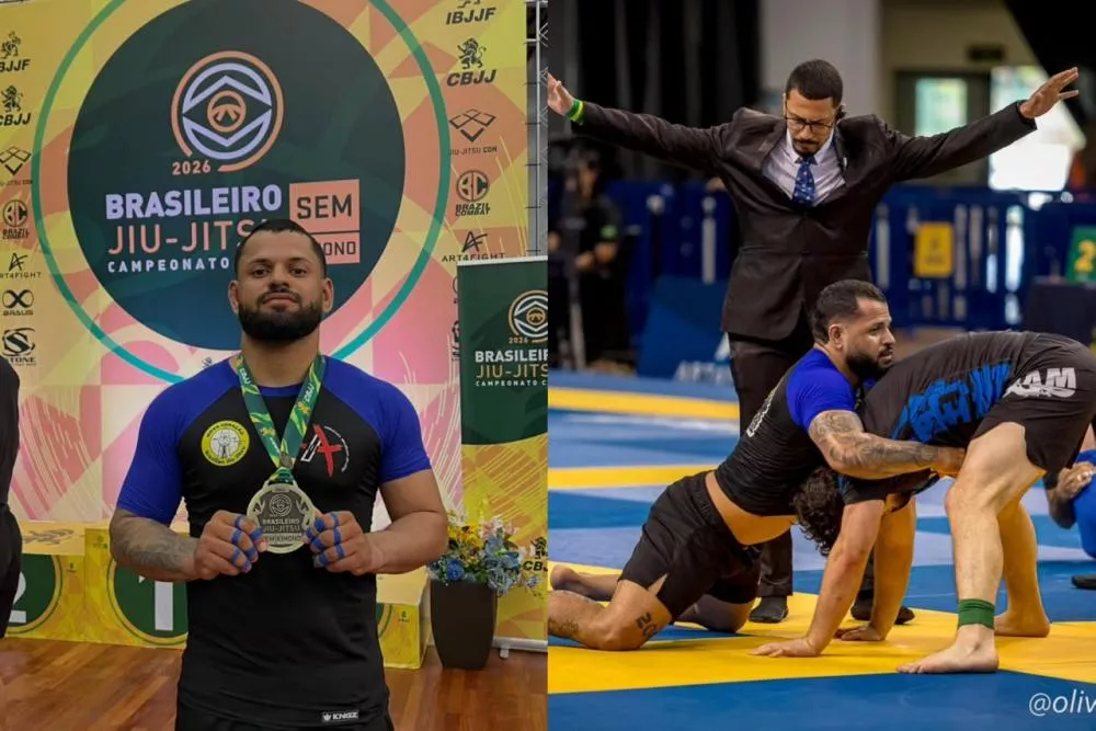 Atleta patoense Everton Santos conquista bronze no Campeonato Brasileiro de Jiu-Jitsu Sem Kimono, no Rio de Janeiro