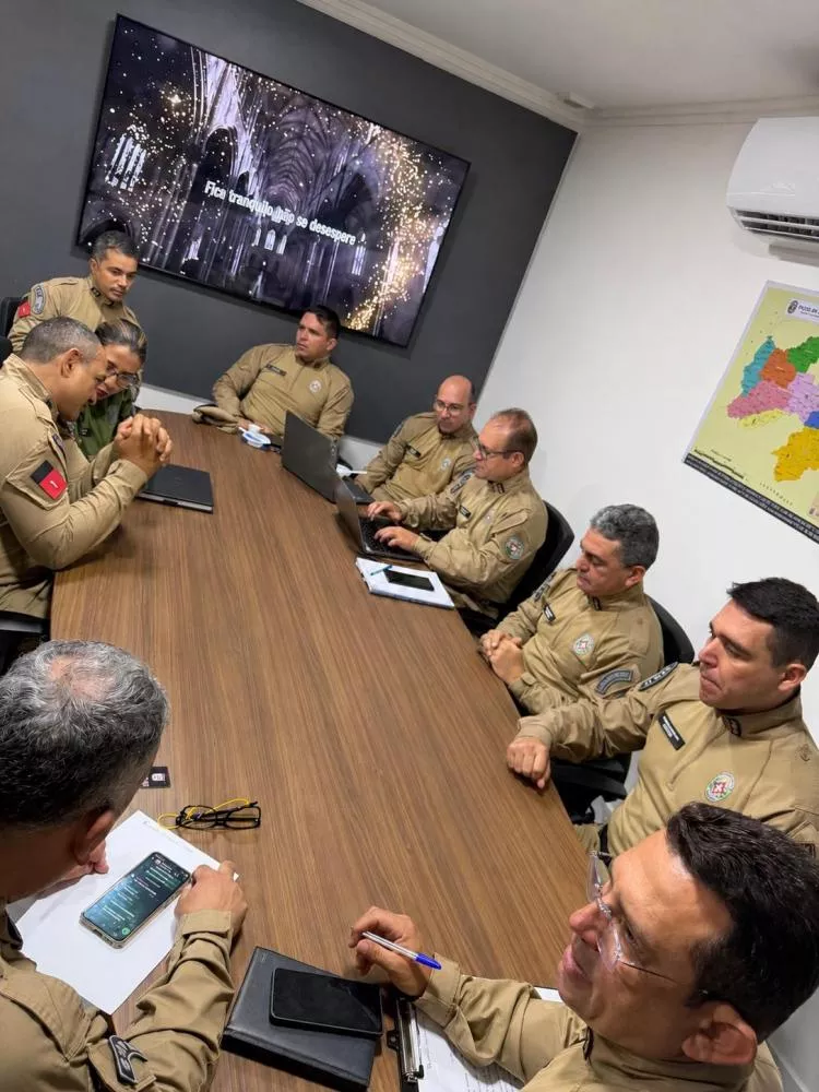 Polícia Militar fortalece planejamento e alinha diretrizes em reunião com comandantes do CPR II