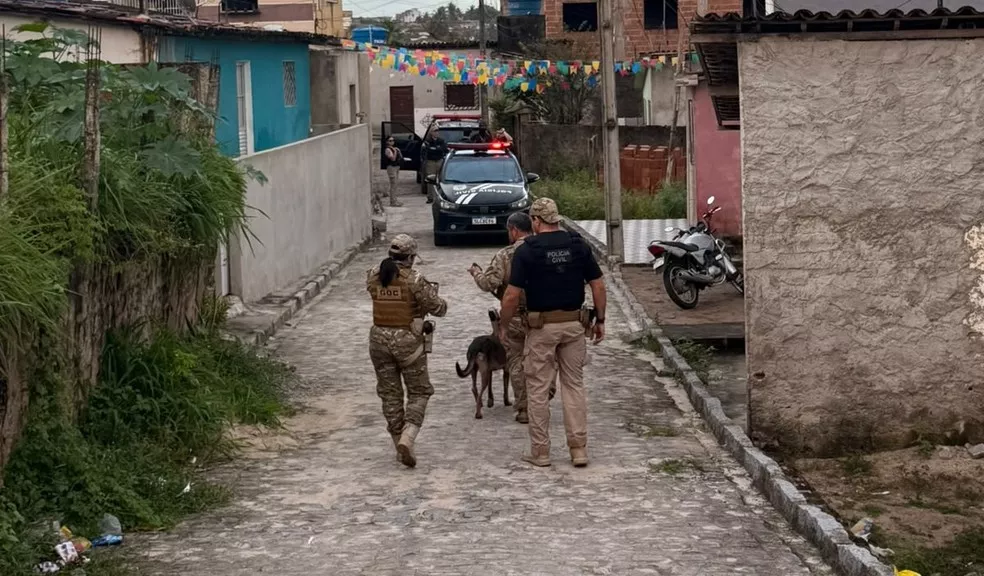 Operação combate grupos suspeitos de homicídios e tráfico de drogas no Litoral Norte da Paraíba