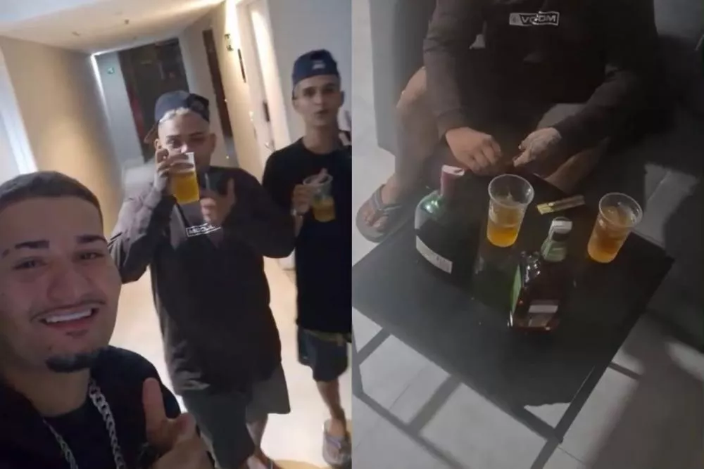Trio faccionado é preso em hotel de luxo após sequestrar casal de idosos e comemorar crimes em João Pessoa