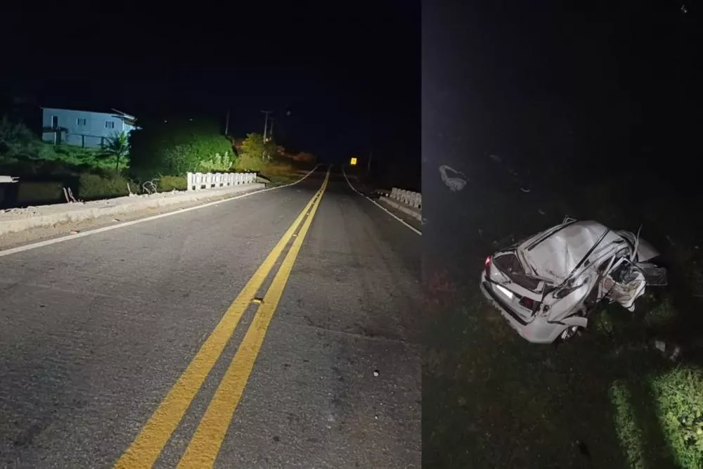 PRF divulga novas informações sobre acidente na noite deste sábado (4), em Catingueira-PB
