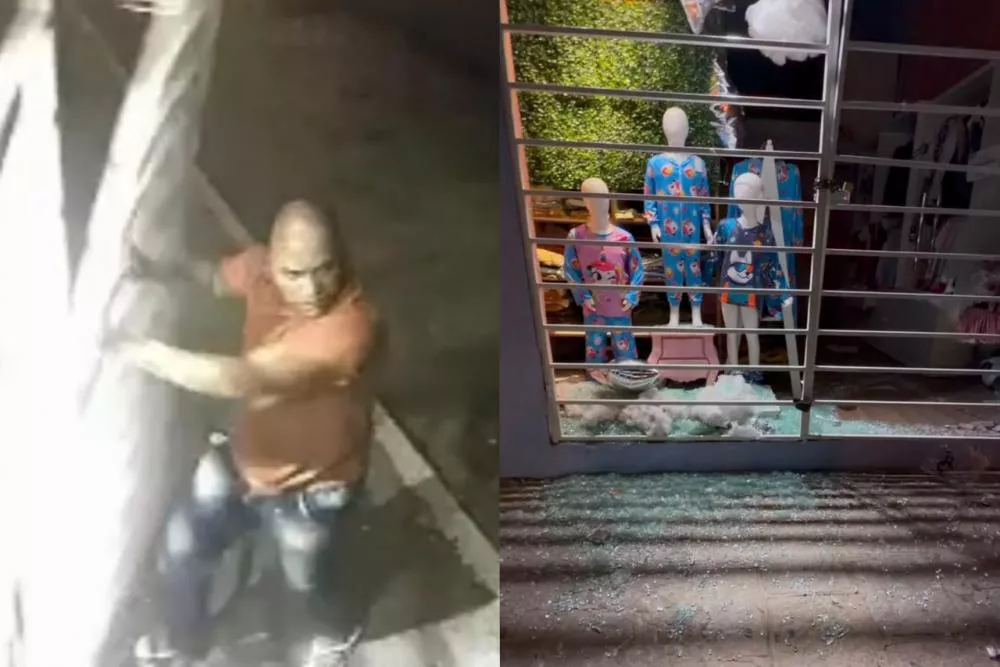 Loja de roupas infantis é arrombada no Centro de Patos; prejuízo é estimado em R$ 10 mil