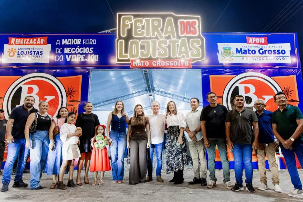 Olívia Motta e Nabor Wanderley destacam força econômica da Feira dos Lojistas de Mato Grosso e potencial do Sertão paraibano