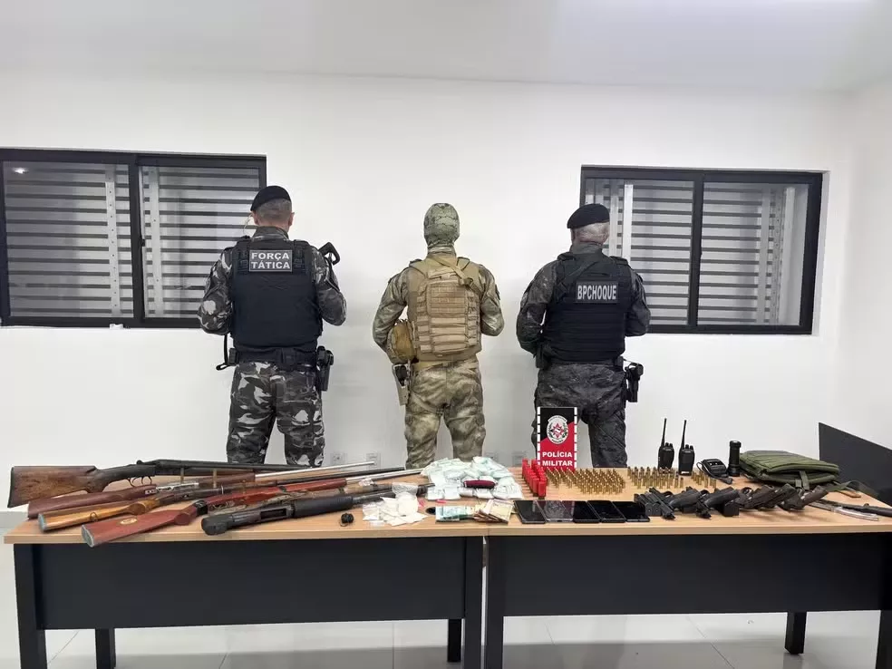 Grupo que planejava ataque entre facções é preso após confronto com a polícia, na Paraíba