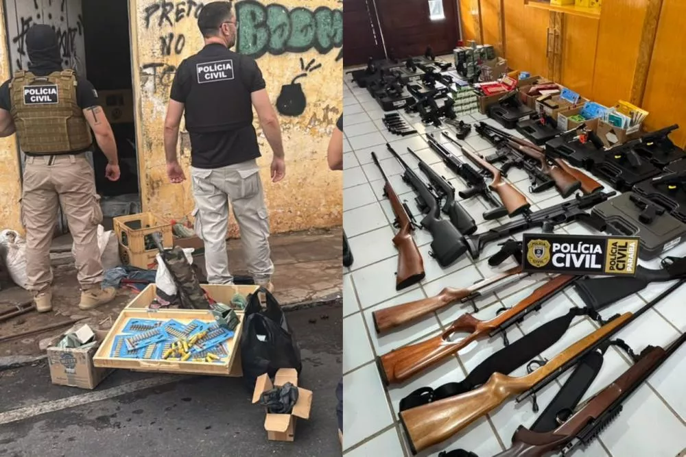 Operação da Polícia Civil prende 10 suspeitos e apreende mais de mil munições no Sertão da Paraíba