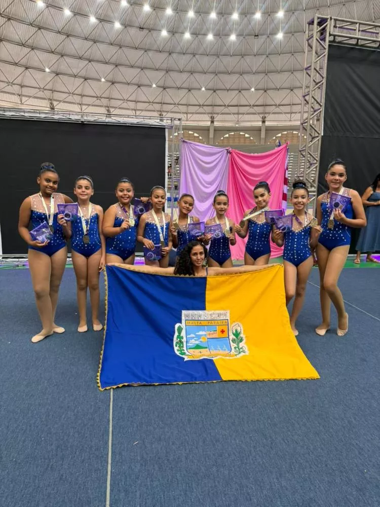 Projeto Ginástica Encantos representa Malta no 1º Festival CTAY de Ginástica Rítmica, em João Pessoa