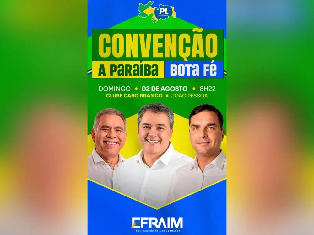 Efraim Filho convida imprensa para cobertura da Convenção “A Paraíba Bota Fé”, em João Pessoa, que acontece neste final de semana