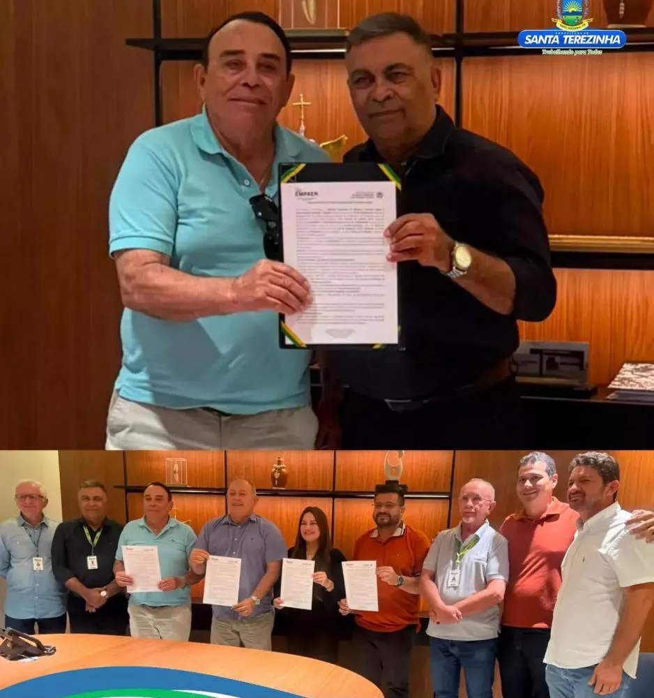 Prefeito Arimateia Camboim firma convênio para fortalecer regularização fundiária e ampliar acesso de produtores rurais a políticas públicas