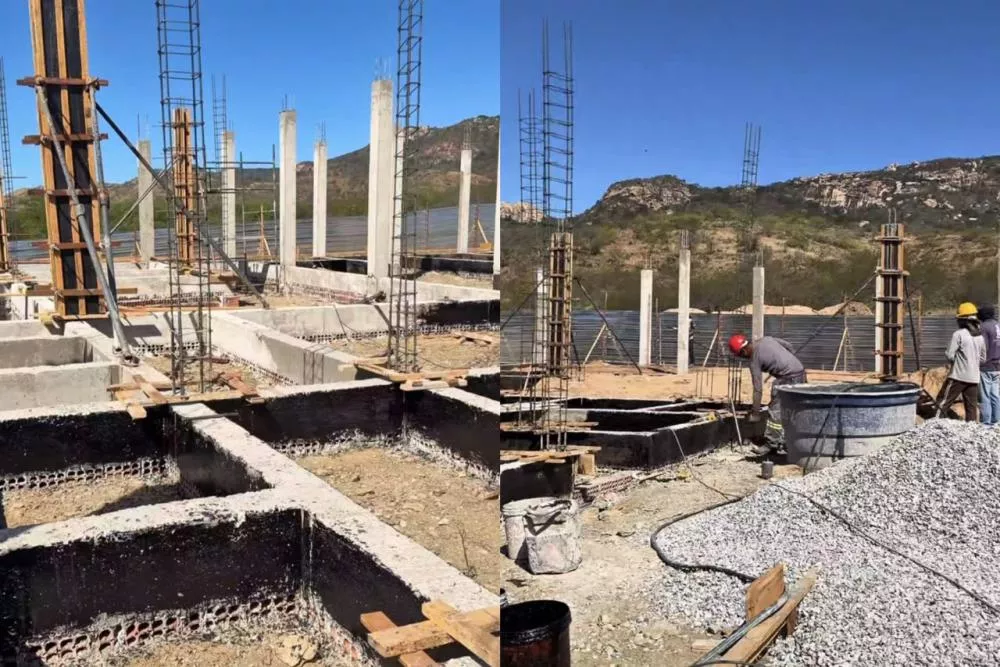 Prefeitura de Areia de Baraúnas investe mais de R$ 1,5 milhão na construção de nova escola e gera empregos no município