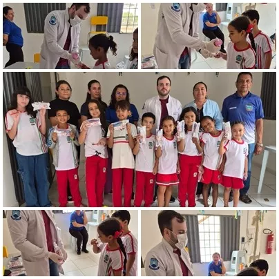 Sec. de Saúde de Cacimba de Areia realiza ações do PSE em escola da rede municipal