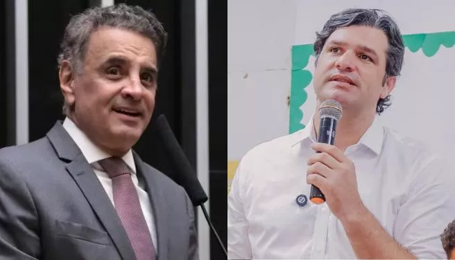 Aécio Neves e Leo Bezerra / Foto: Reprodução