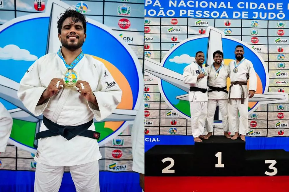 Judoca patoense Paulo Neto conquista mais um ouro e mantém 100% de aproveitamento no Circuito Nordeste