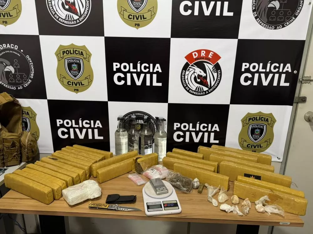 Polícia Civil apreende drogas em imóvel usado como possível depósito em Campina Grande