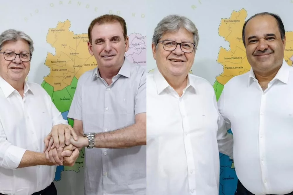 João Azevêdo anuncia Chico Mendes e Roberto Franca como suplentes na disputa pelo Senado