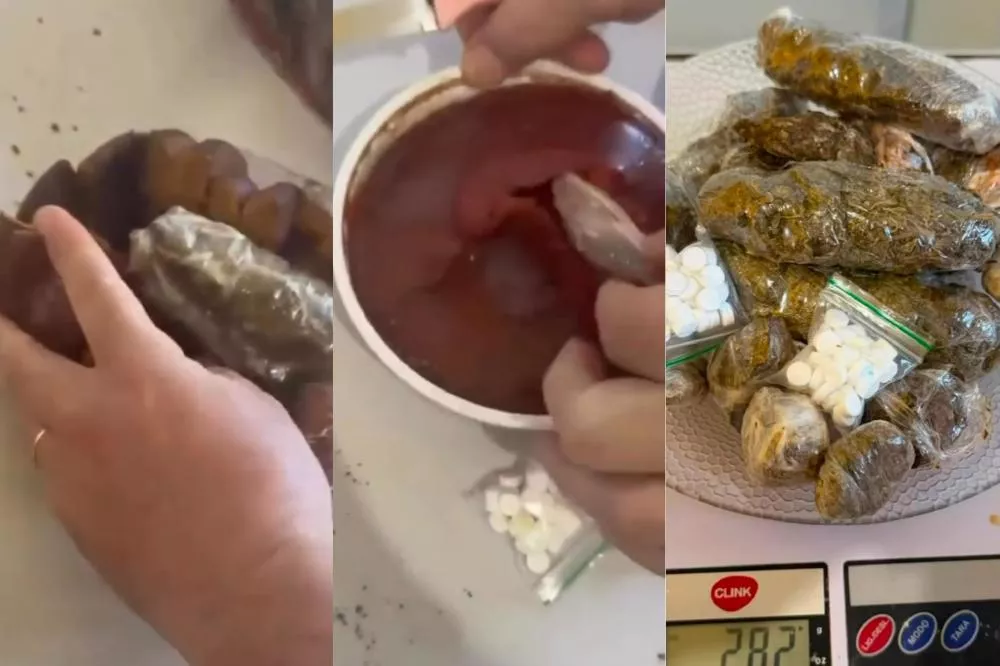 Polícia Penal apreende drogas escondidas em biscoitos e potes de doces durante revista no Presídio Romero Nóbrega, em Patos
