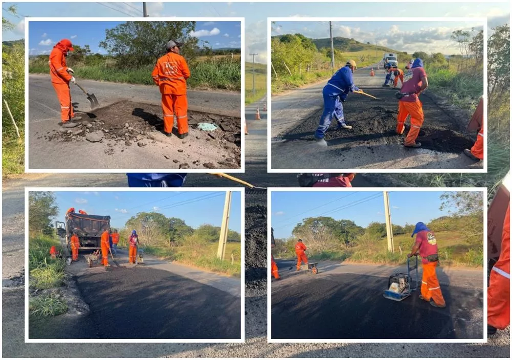 Com trégua das chuvas, frentes de manutenção do DER avançam pelas rodovias estaduais no Brejo, Litoral e Vale do Paraíba