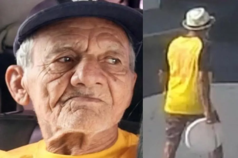 Família procura por homem de 82 anos desaparecido desde sábado em Sousa; ele foi visto em estrada na região de Pombal