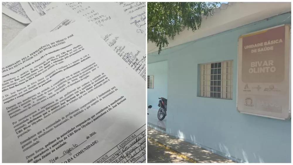 Comunidade do Morro se mobiliza pela permanência do Dr. Barbosa na UBS Bivar Olintho e cria abaixo-assinado