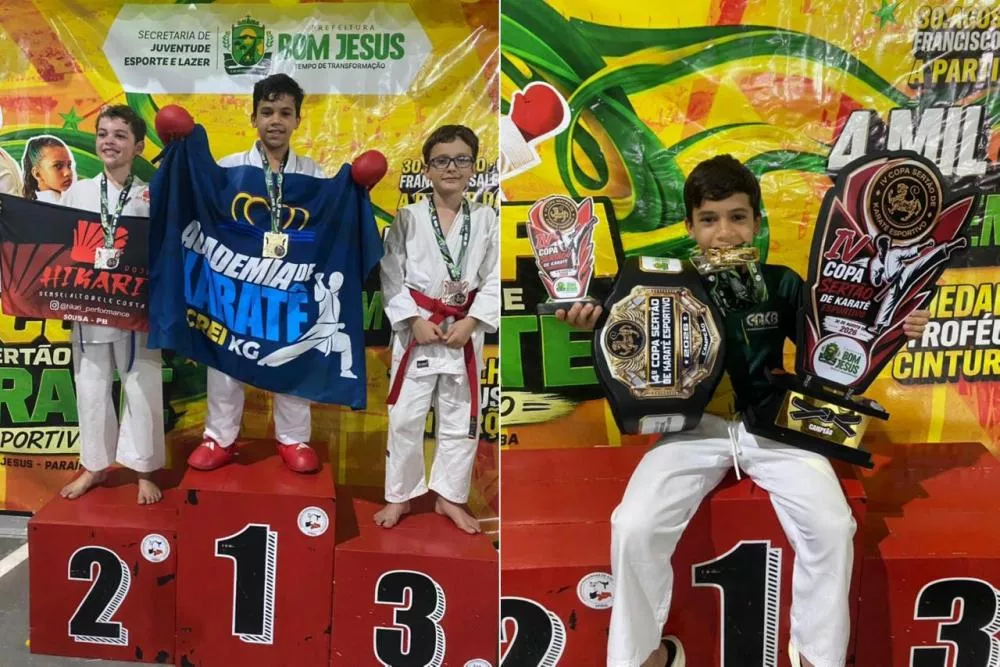 Patoense Luccas Martins conquista dois títulos e é destaque na 4ª Copa Sertão de Karatê