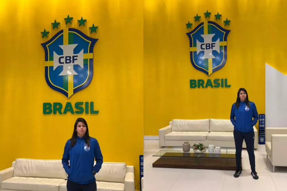 Árbitra patoense Ruthyanna Camila participa de treinamento da Arbitragem PRO da CBF na Granja Comary