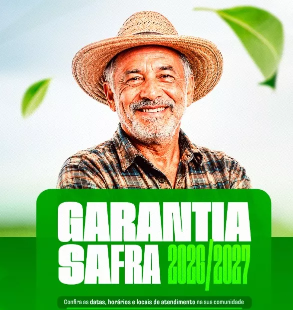 Prefeitura de Olho d’Água divulga calendário de atendimento do Garantia-Safra 2026/2027 para agricultores