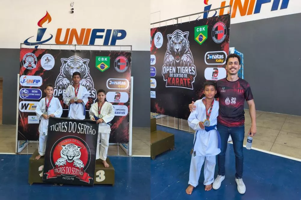 Atleta de projeto de extensão da UFCG de Patos se destaca em competição de Karate