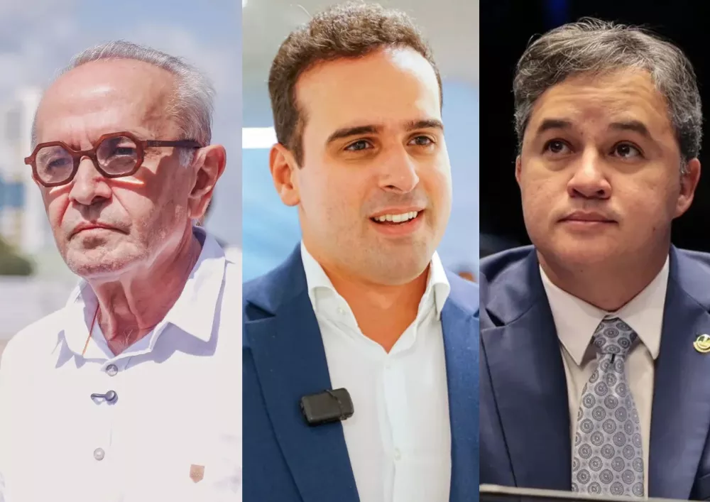 Última pesquisa Quaest para 1º turno aponta Lucas Ribeiro com 52%, Efraim 19% e Cícero 13% na disputa pelo Governo da Paraíba